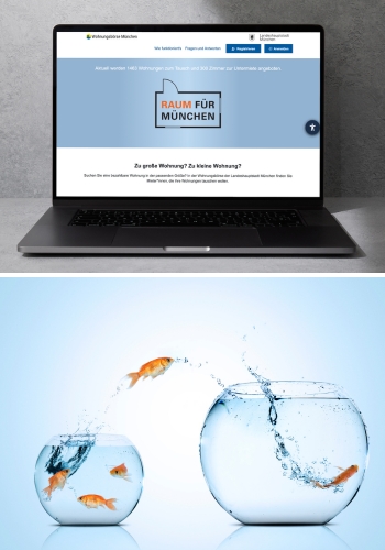 Collage Wohnungsbörse München